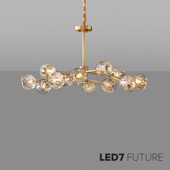 Loft Industry Modern - Boule Chandelier